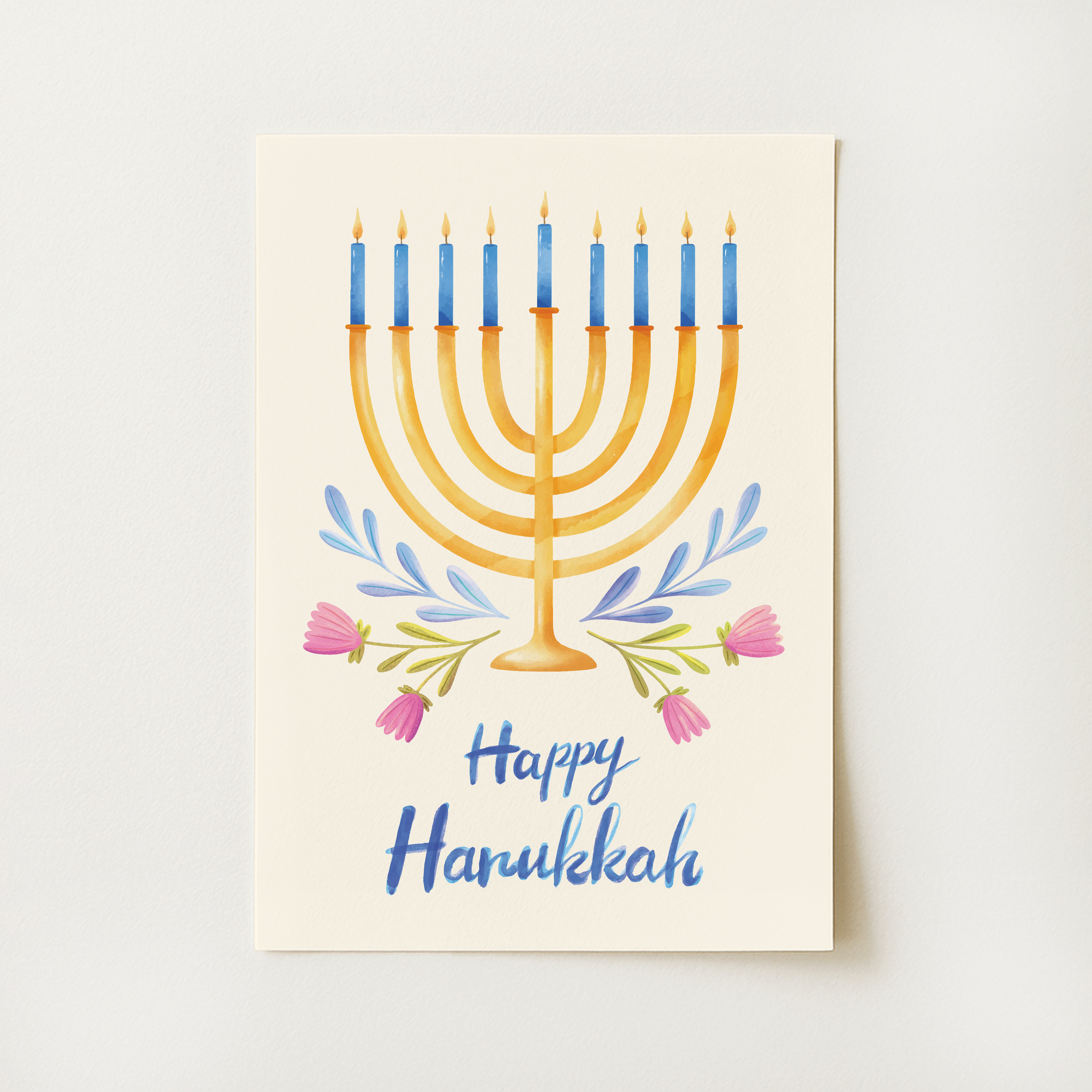 Happy Hanukkah Print