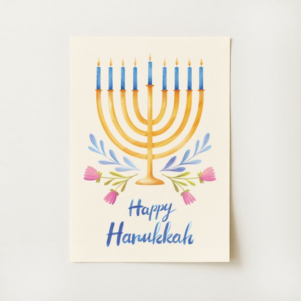 Happy Hanukkah Print