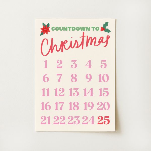 Christmas Countdown Print