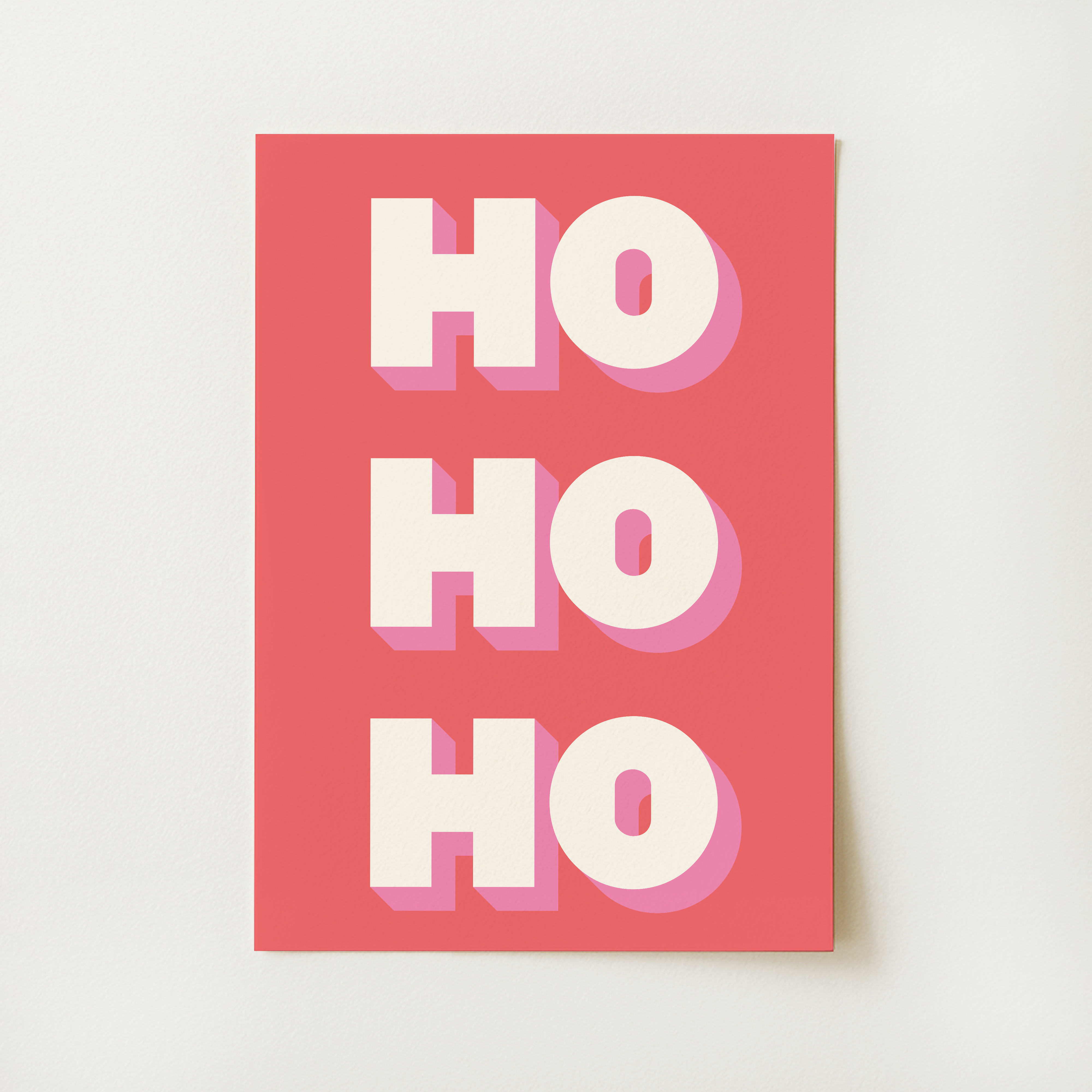 Christmas Ho Ho Ho Print