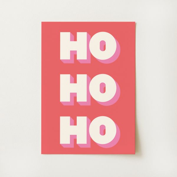 Christmas Ho Ho Ho Print