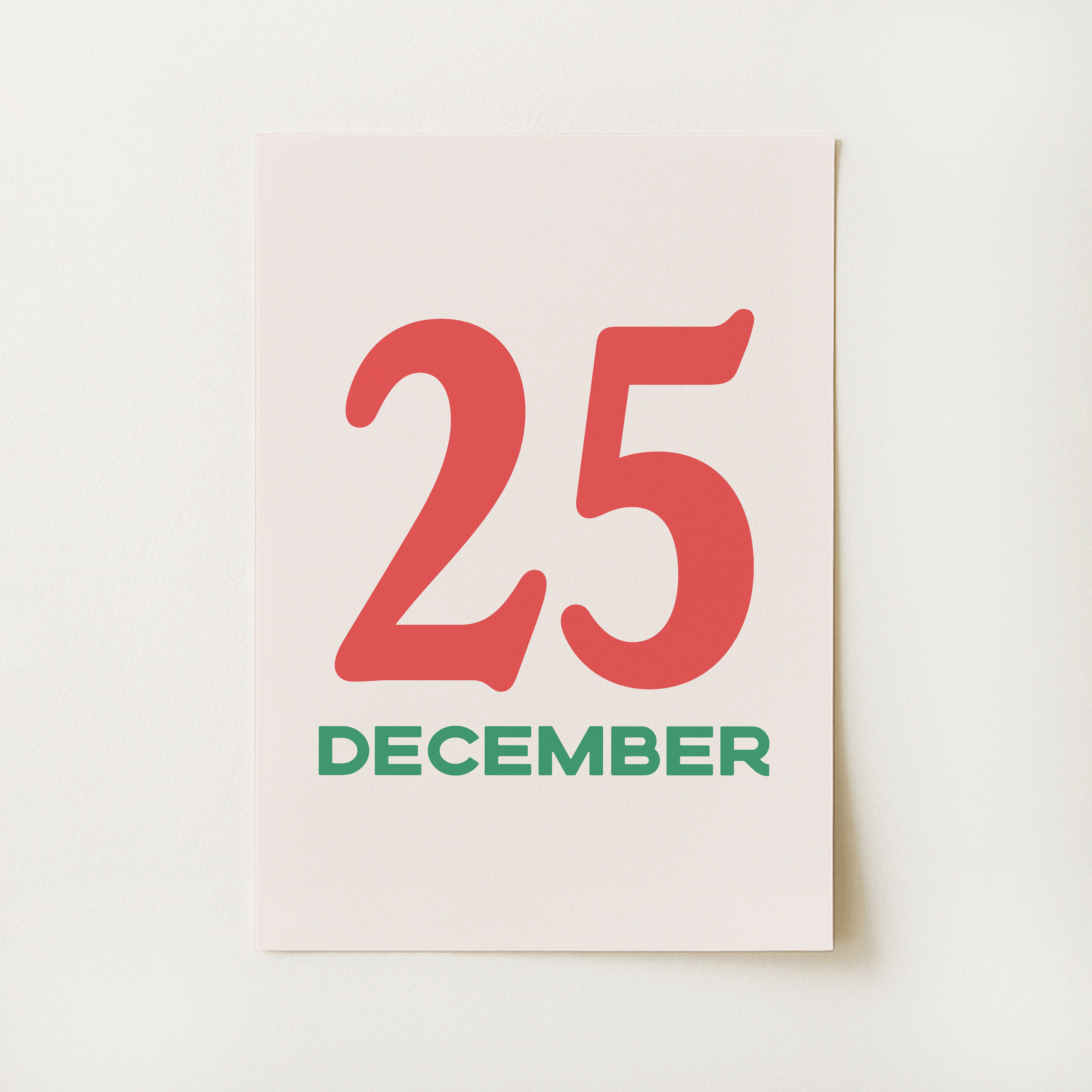 December 25 Print