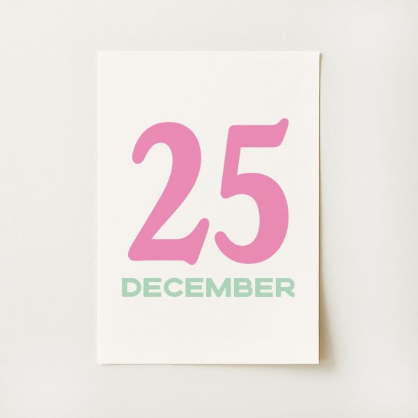 Pastel December 25 Print