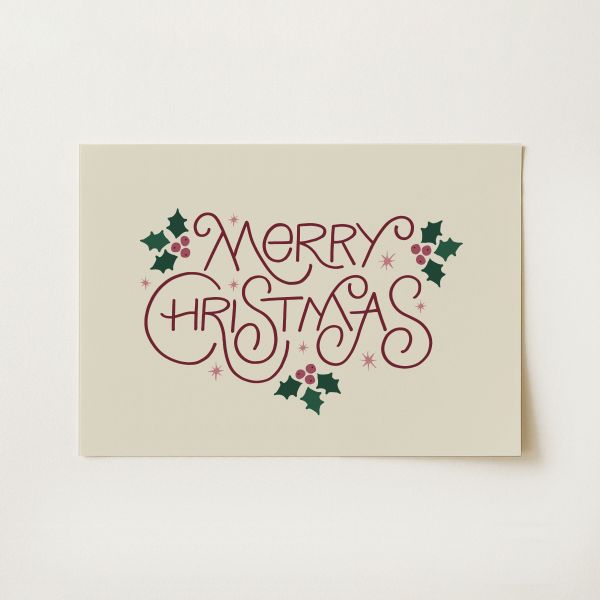 Merry Christmas Print