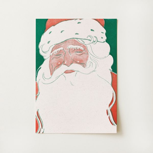 Vintage Santa Claus Print