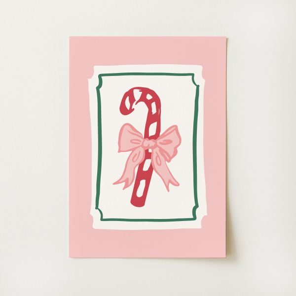 Cute Candy Cane Print