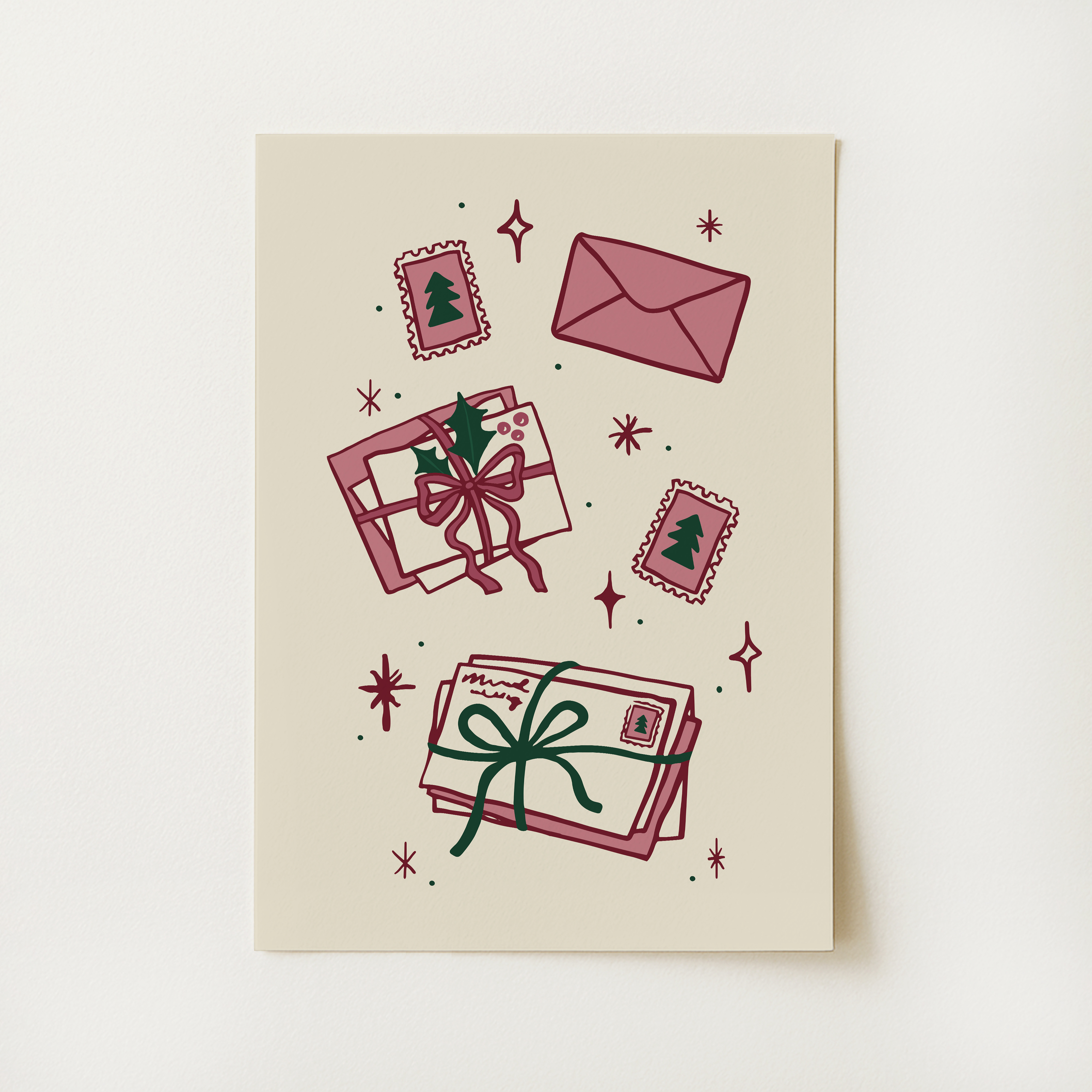 Christmas Letters Print