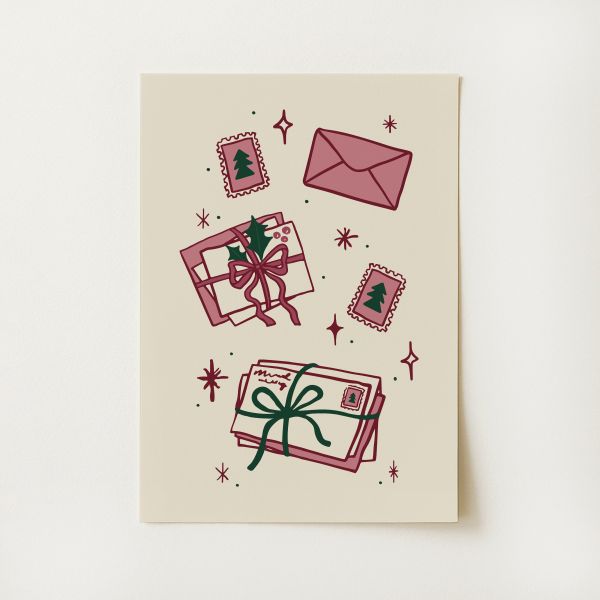 Christmas Letters Print