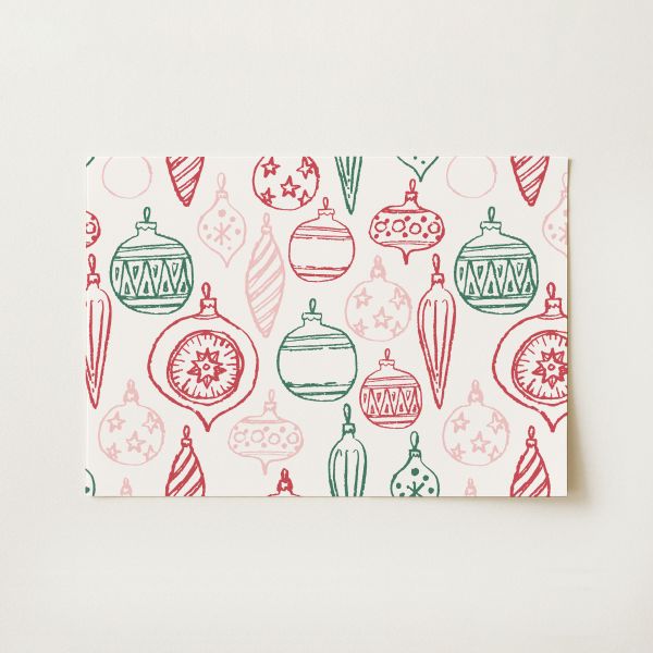 Christmas Ornaments Print