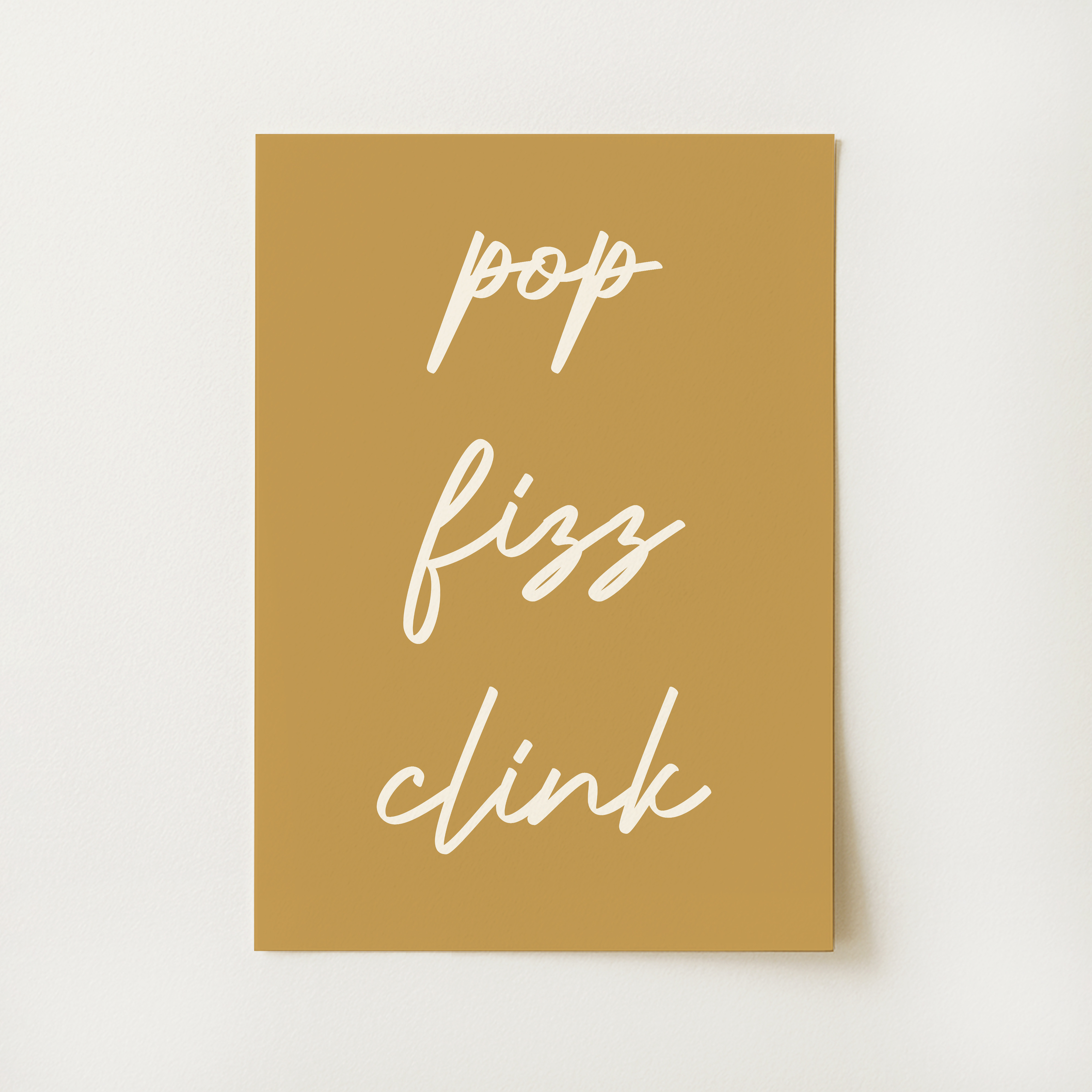 Pop Fizz Clink Print