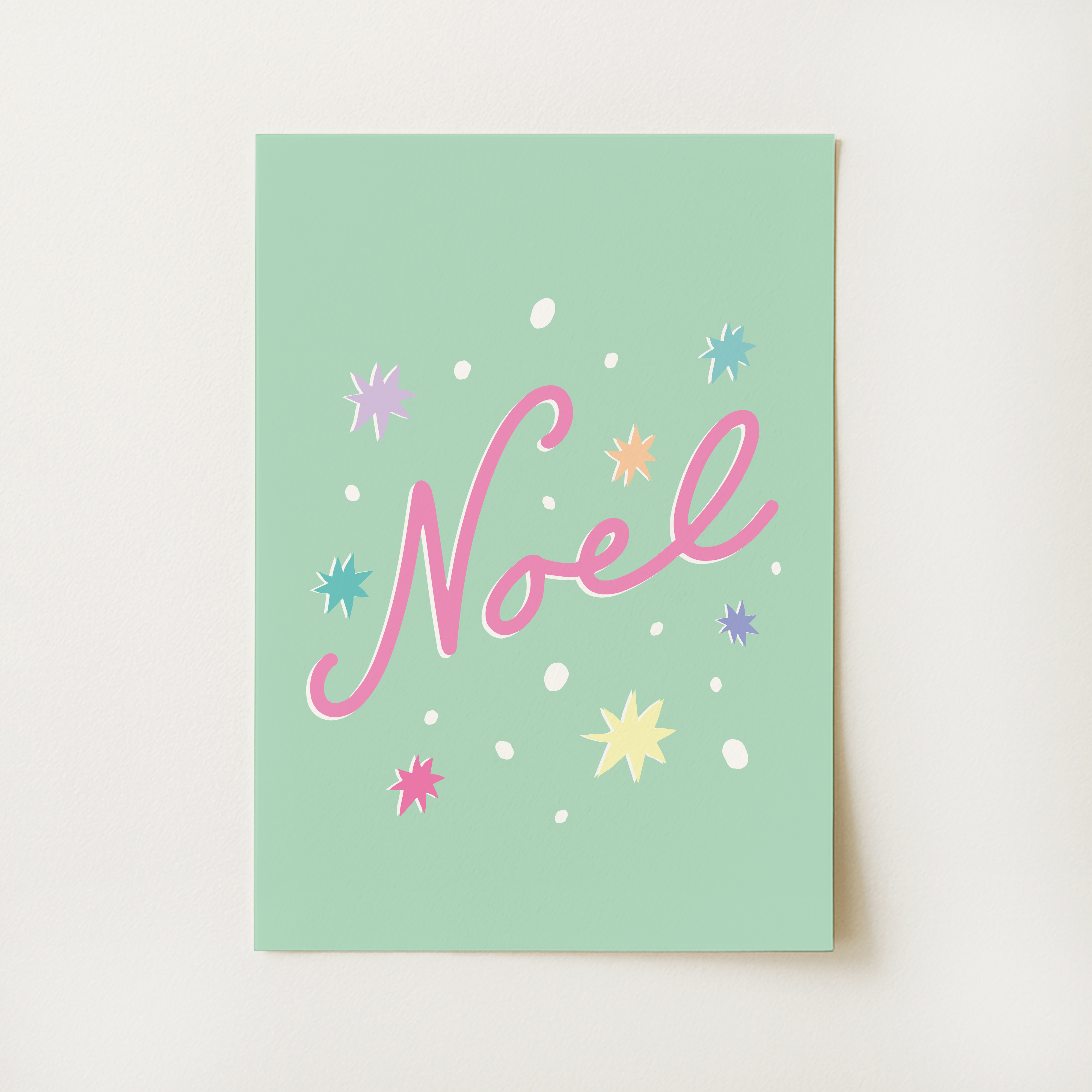 Pastel Noel Print