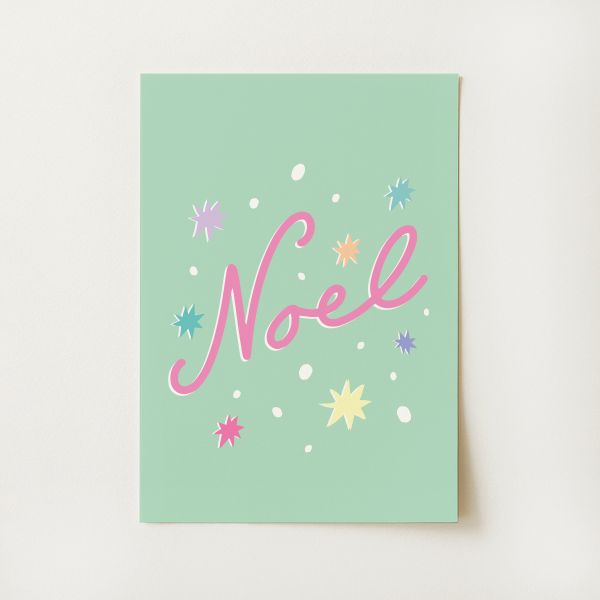 Pastel Noel Print