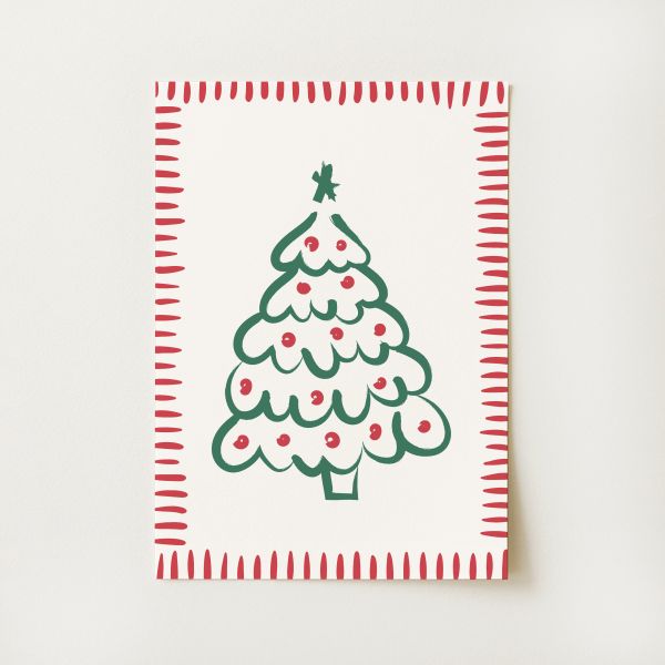 Christmas Tree Print