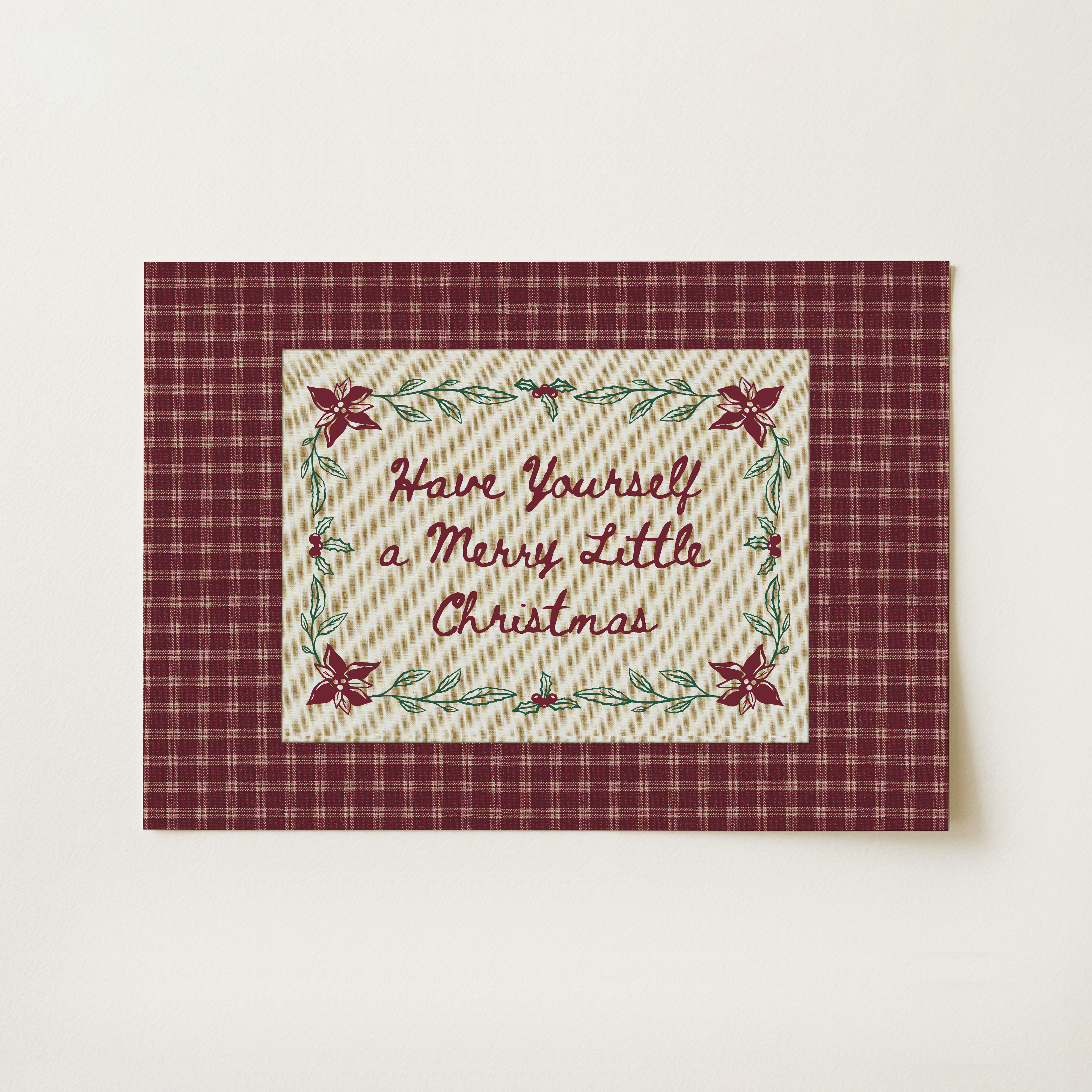 Vintage Christmas Print