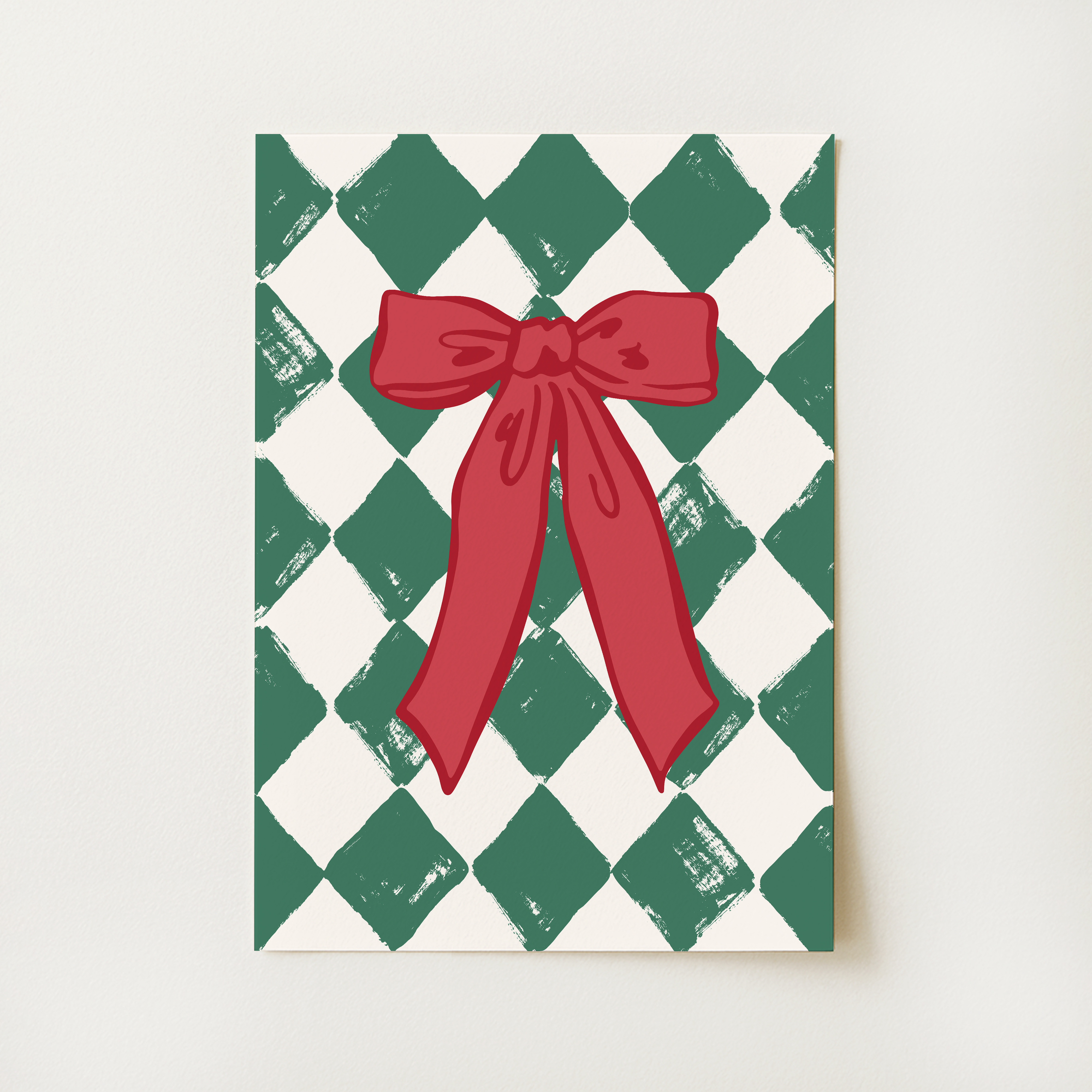 Christmas Bow Print
