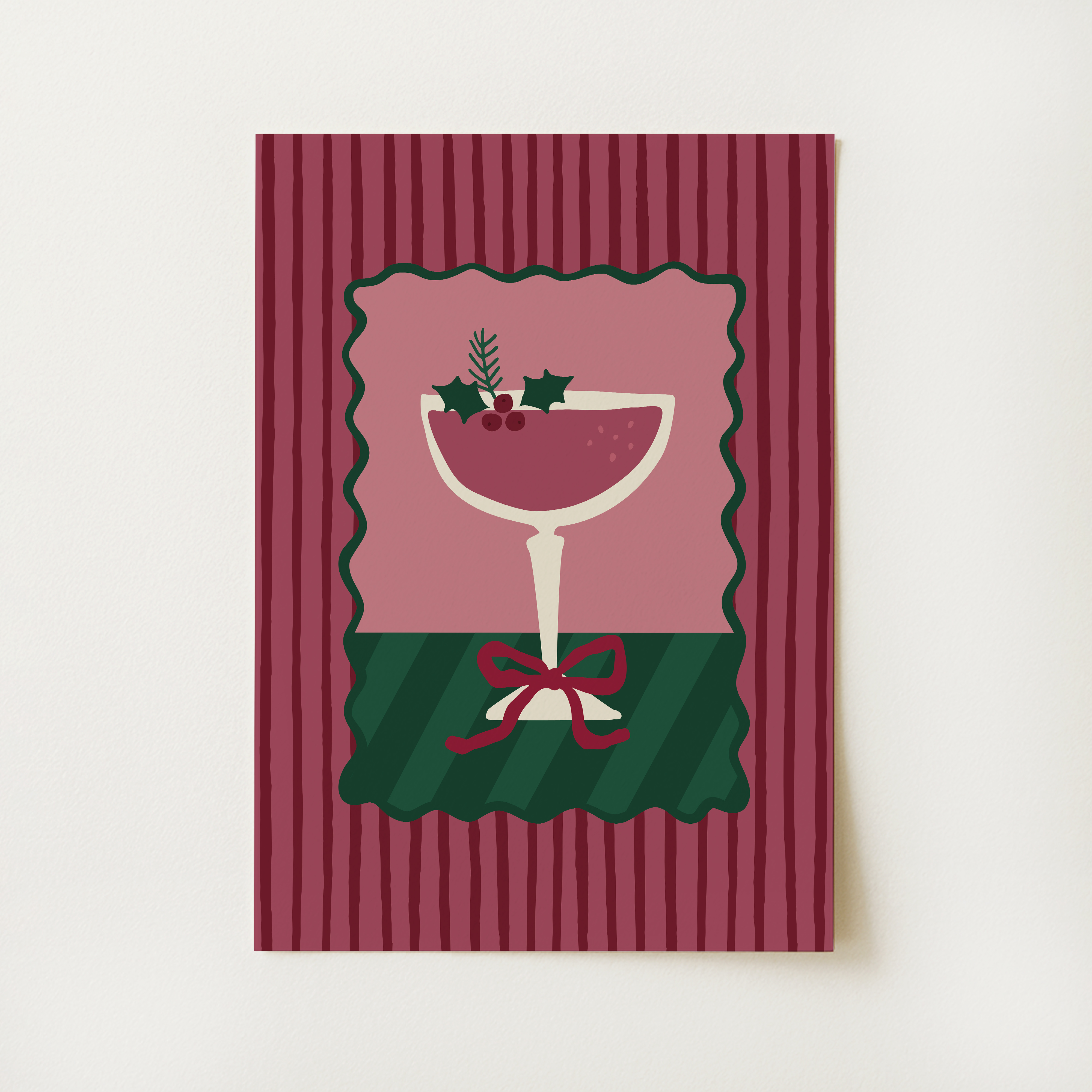 Christmas Cocktail Print