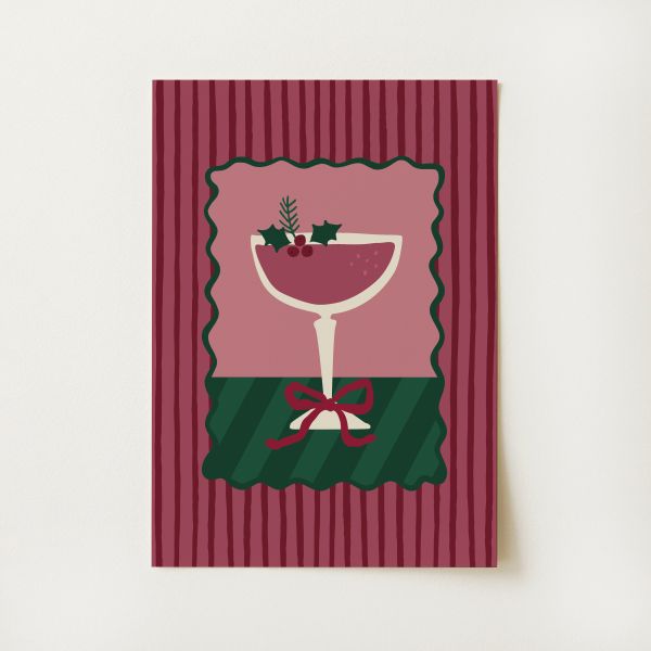 Christmas Cocktail Print