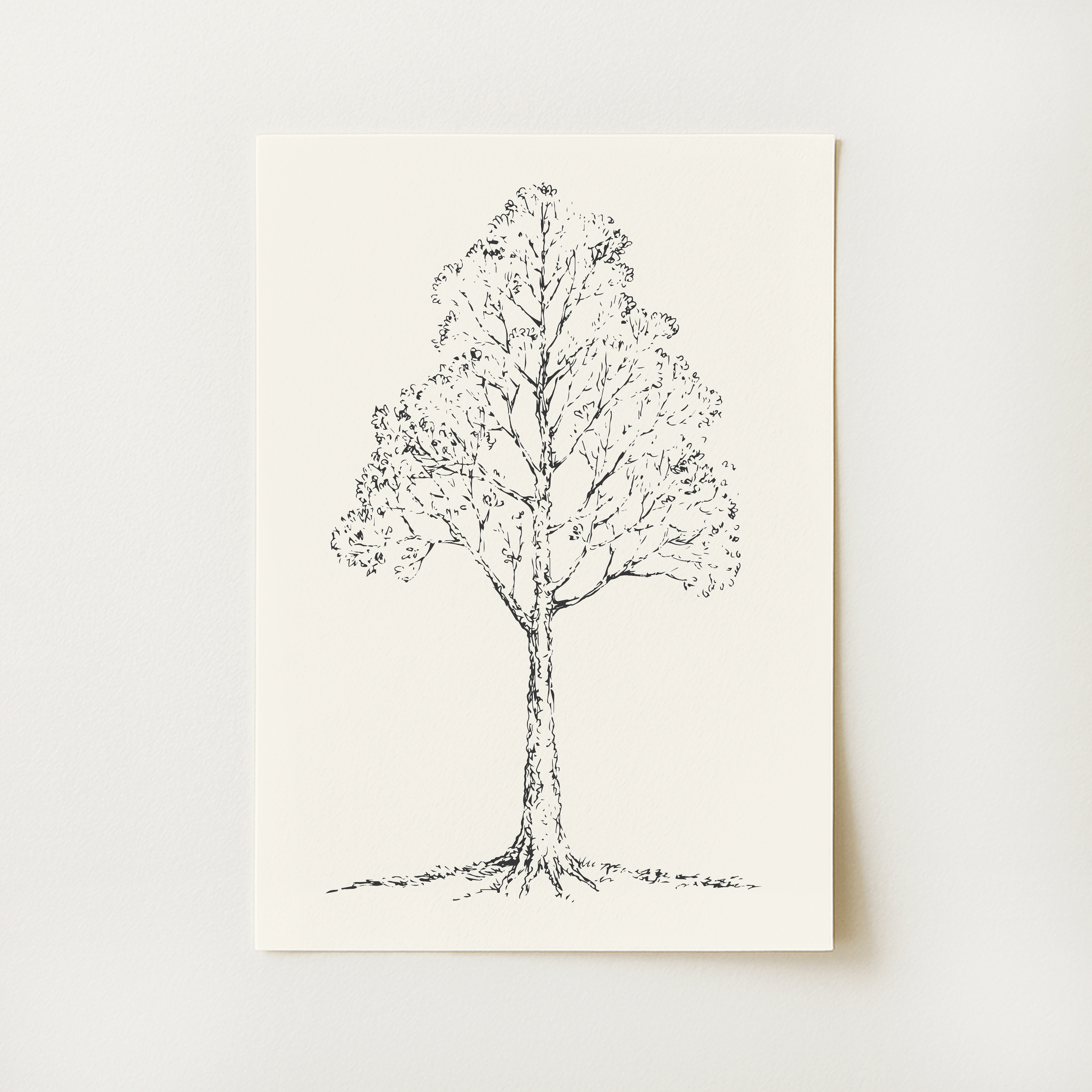 Tree Sketch Print