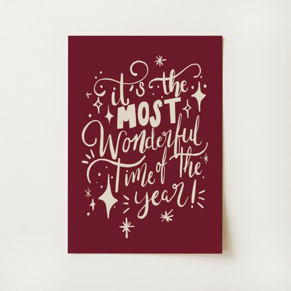 Festive Christmas Quote Print