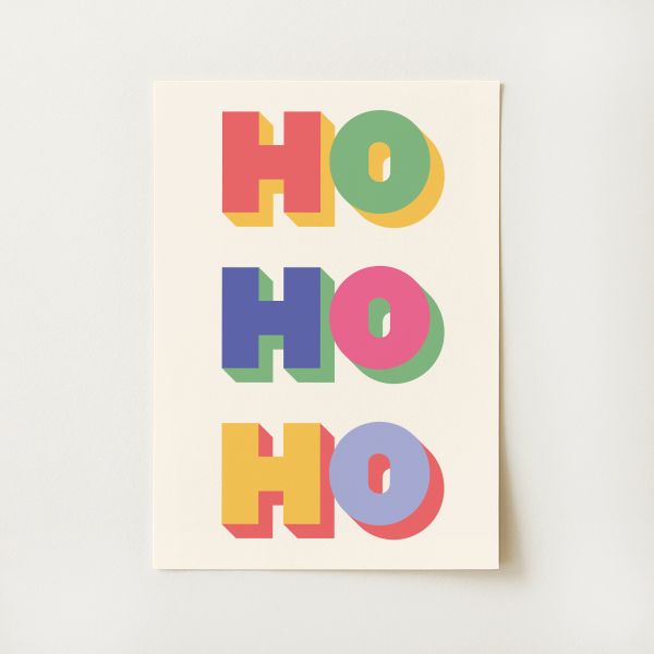 Christmas Ho Ho Ho Print