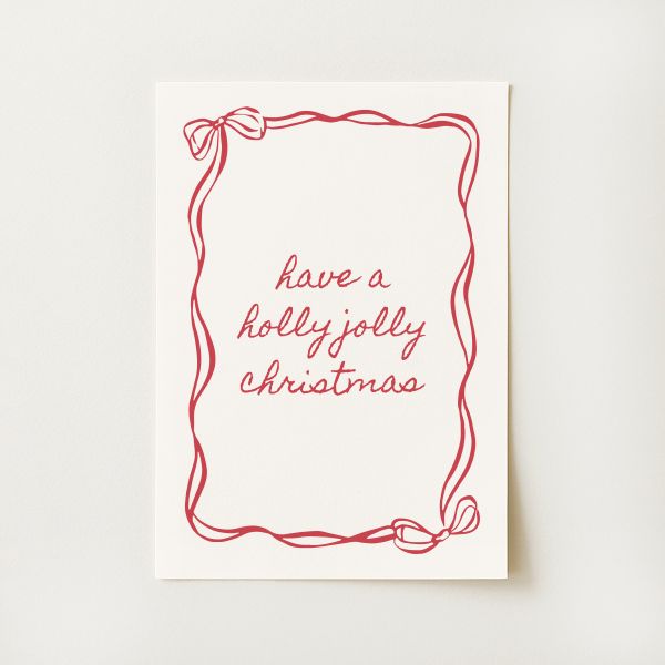 Holly Jolly Christmas Print