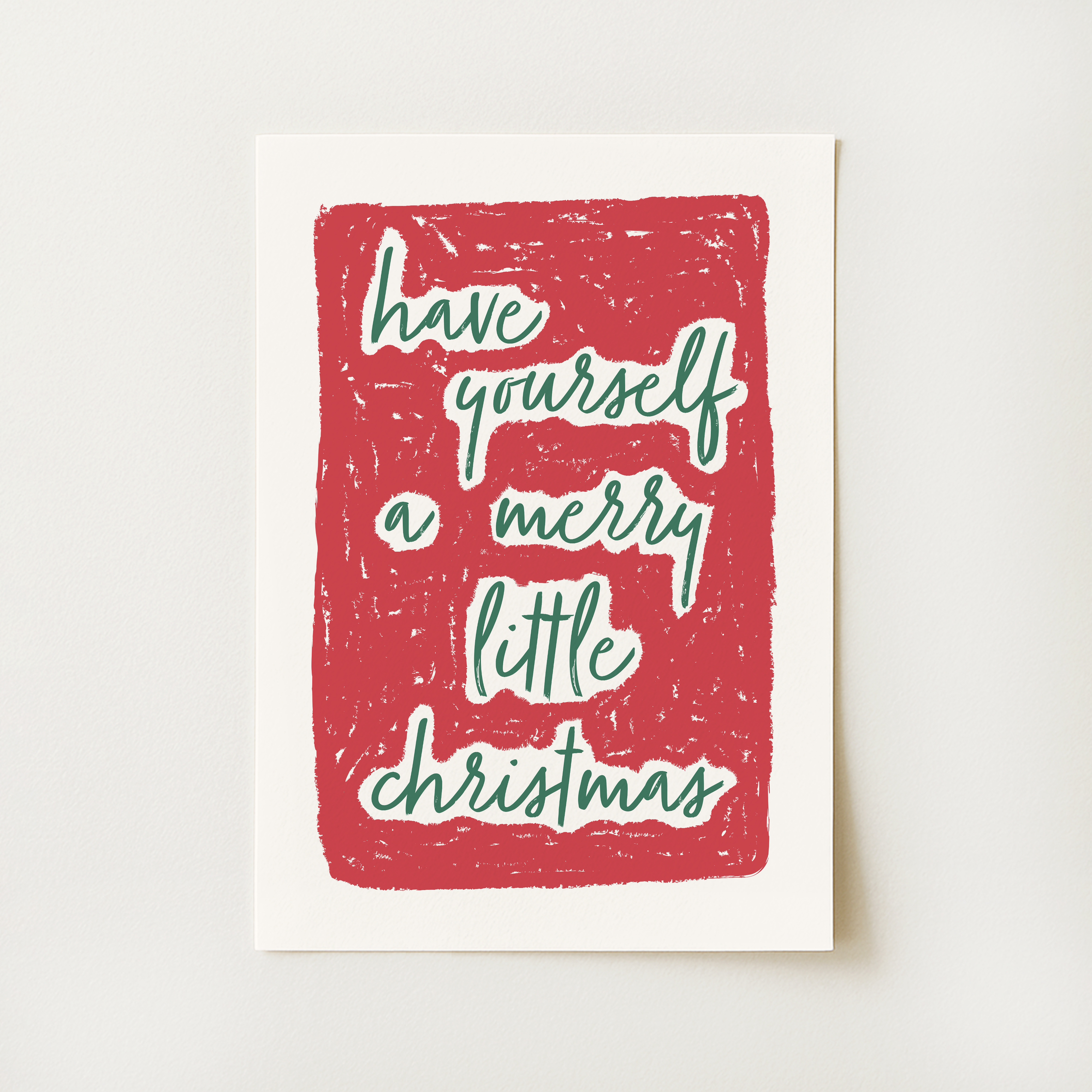 Merry Little Christmas Print