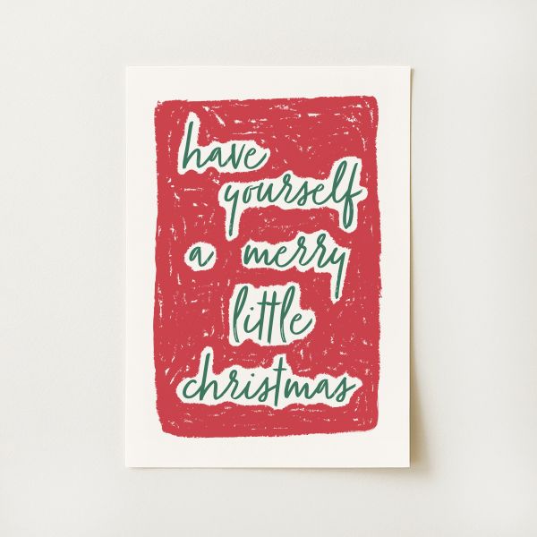 Merry Little Christmas Print