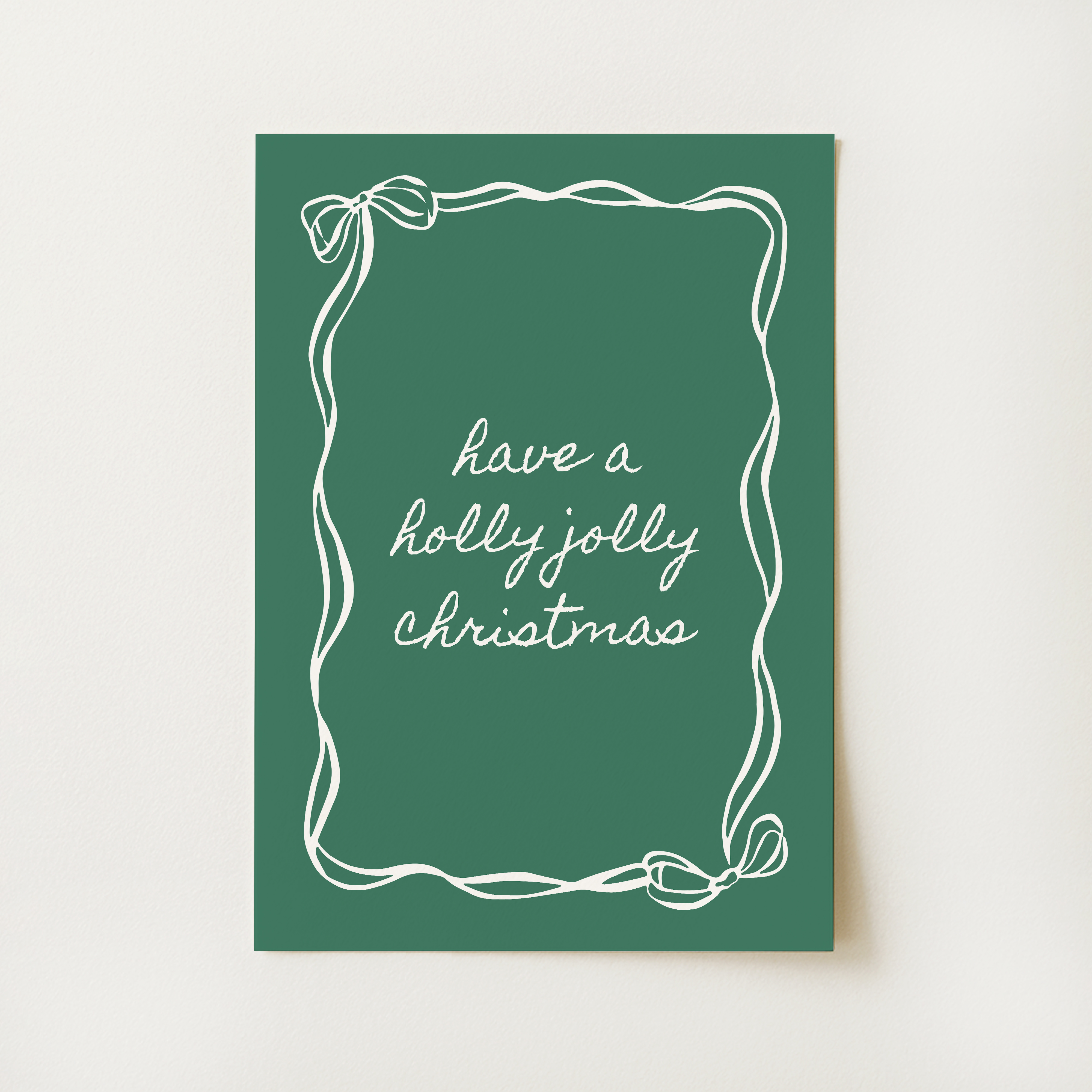 Holly Jolly Christmas Print