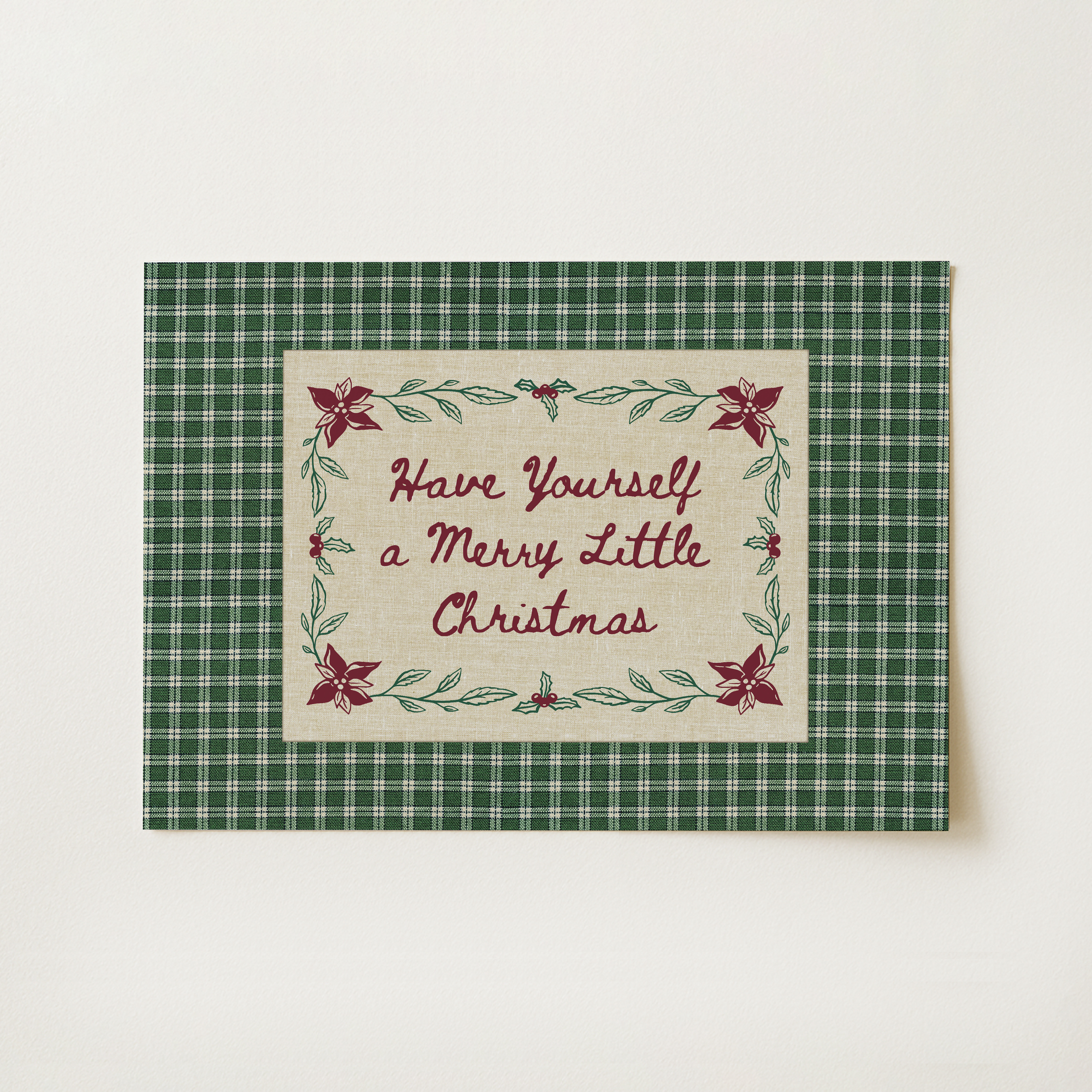 Vintage Christmas Print