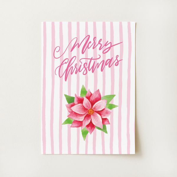 Coquette Merry Christmas Print