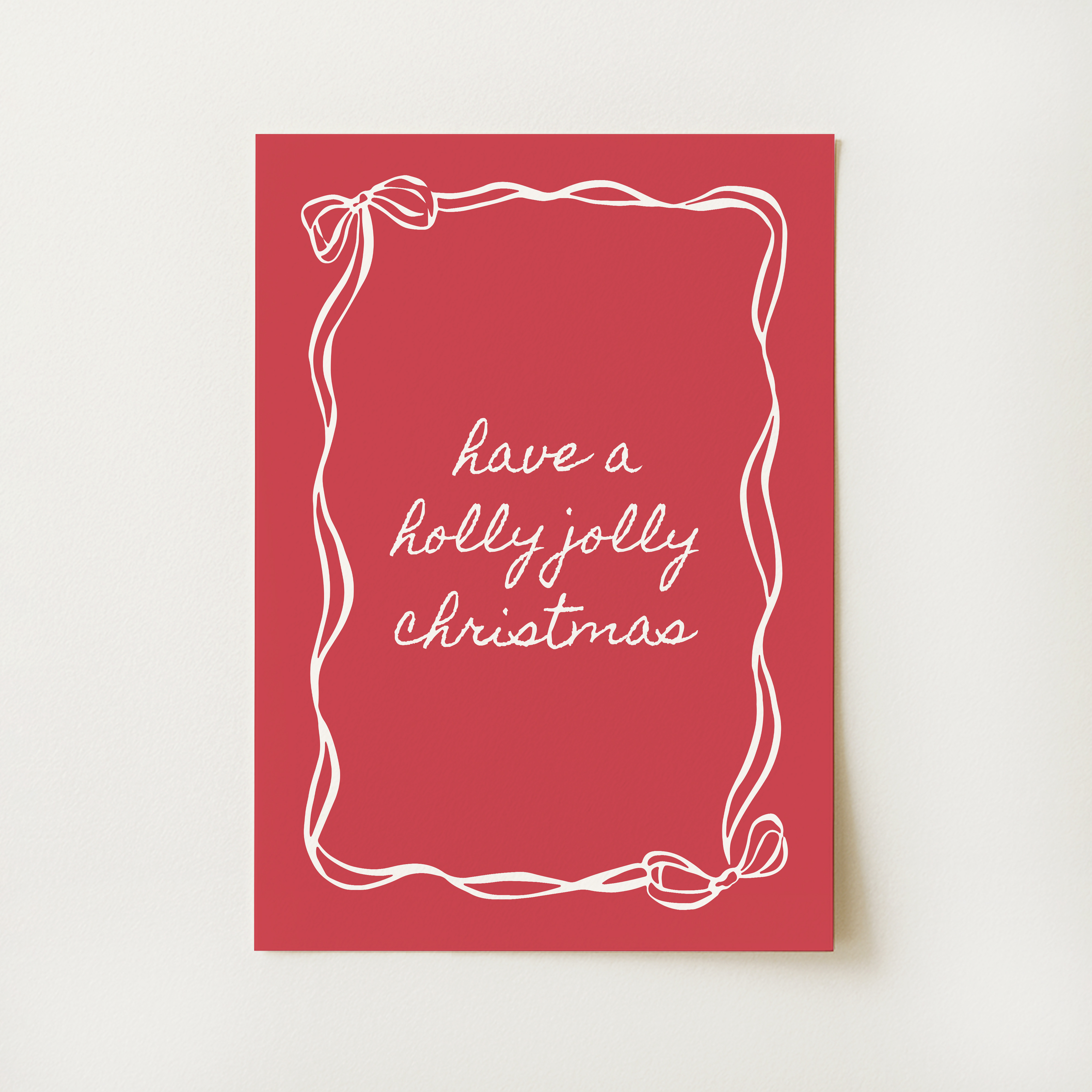 Holly Jolly Christmas Print