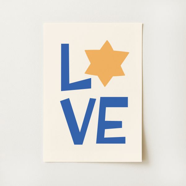 Jewish Love Print