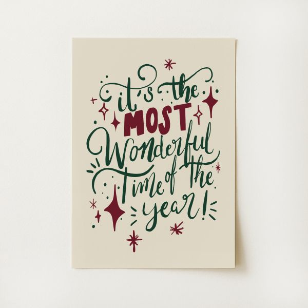 Festive Christmas Quote Print