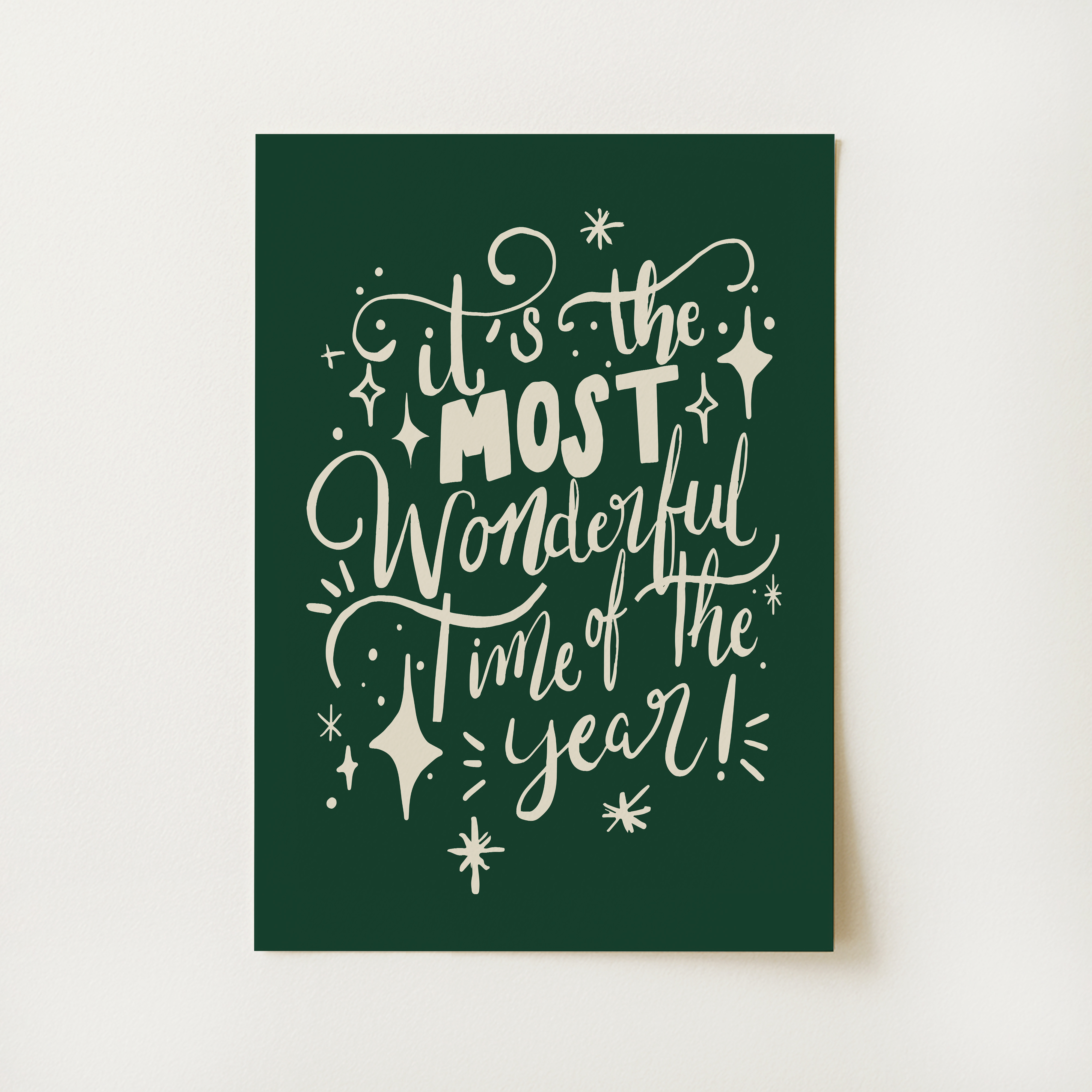 Festive Christmas Quote Print