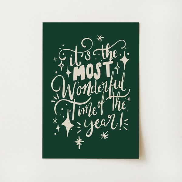 Festive Christmas Quote Print