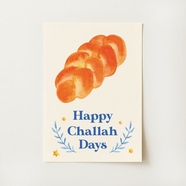 Happy Challah Days Print