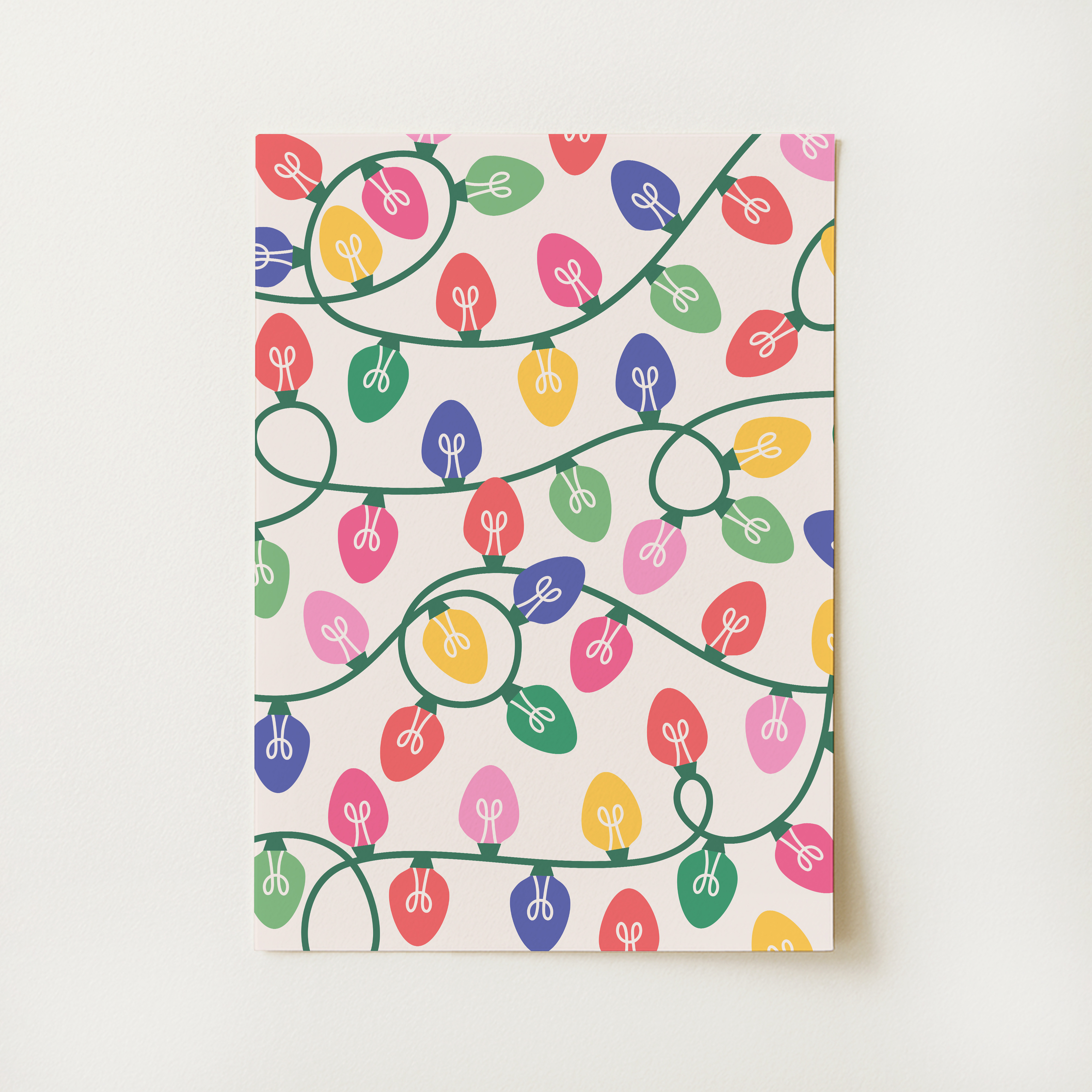 Christmas Lights Print