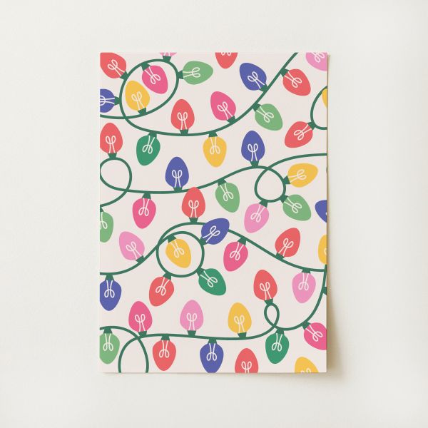 Christmas Lights Print