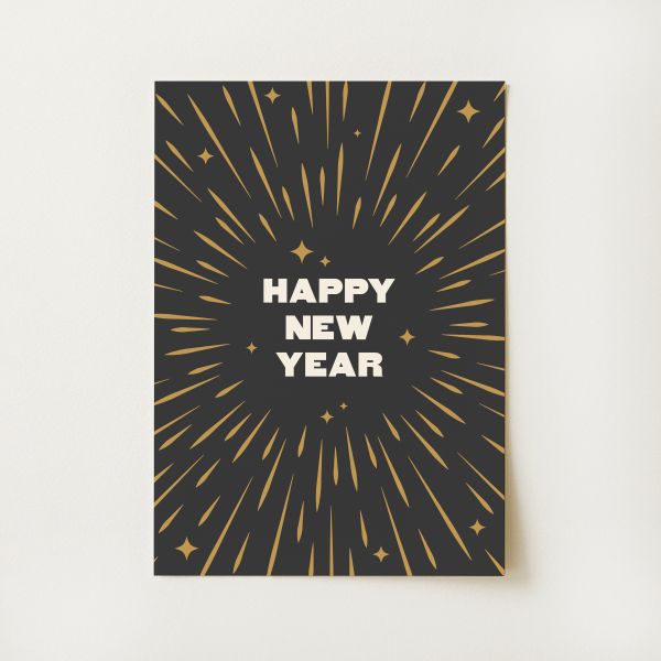 Happy New Year Print