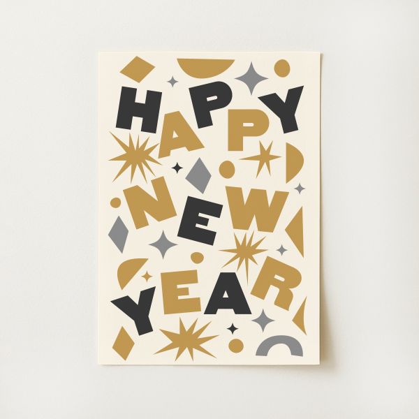 Happy New Year Print