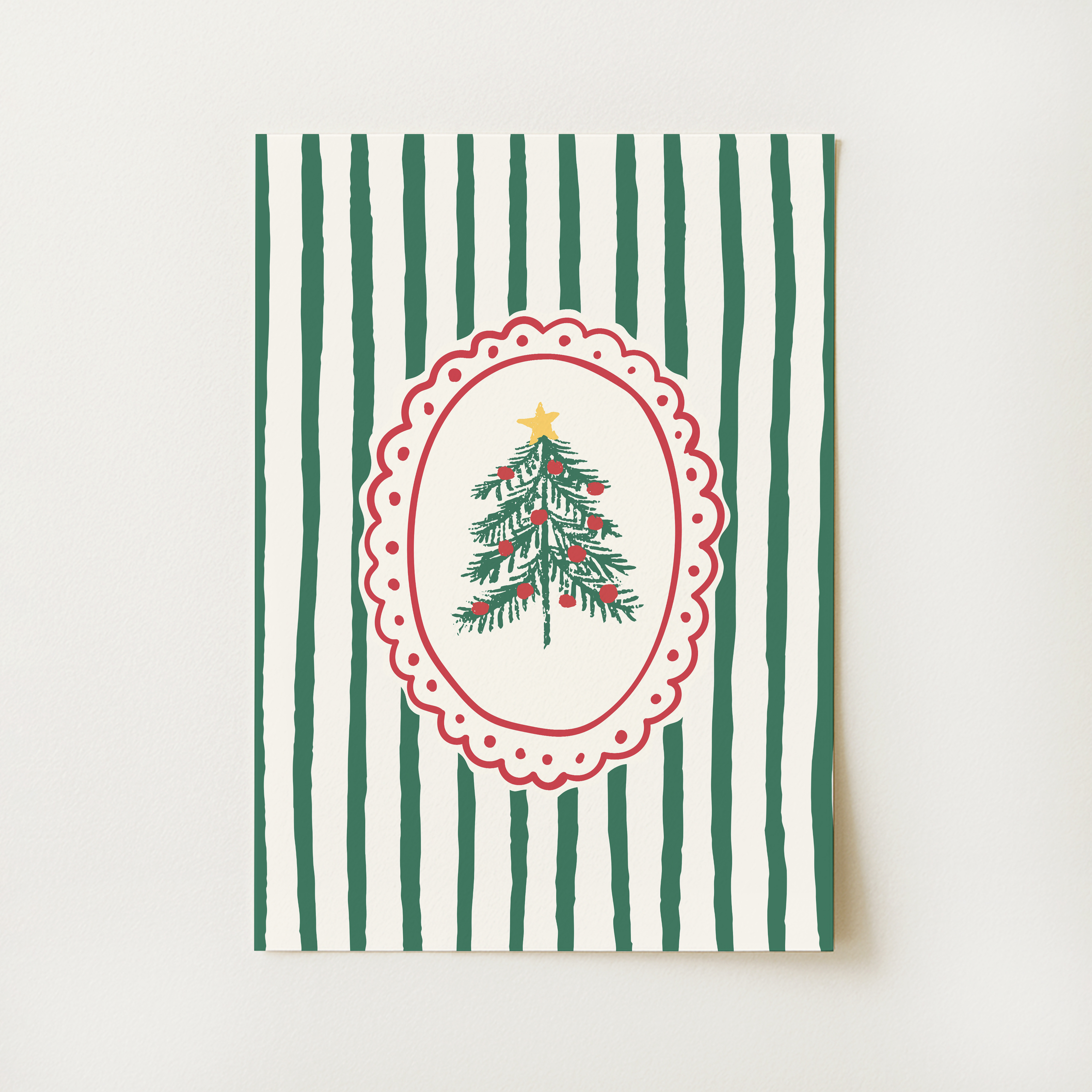 Christmas Tree Frame Print
