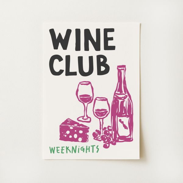 Wine Club Print