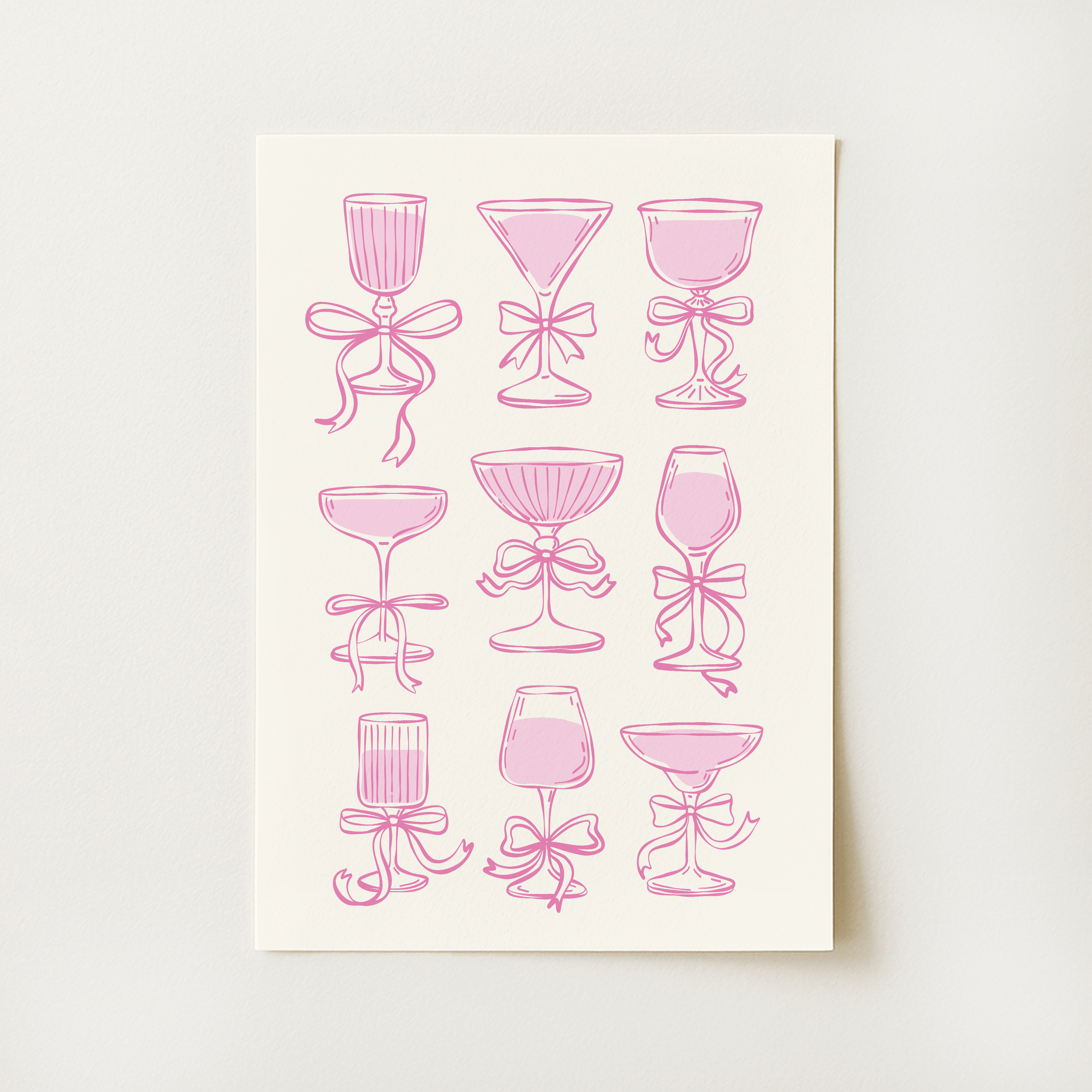 Coquette Cocktail Print