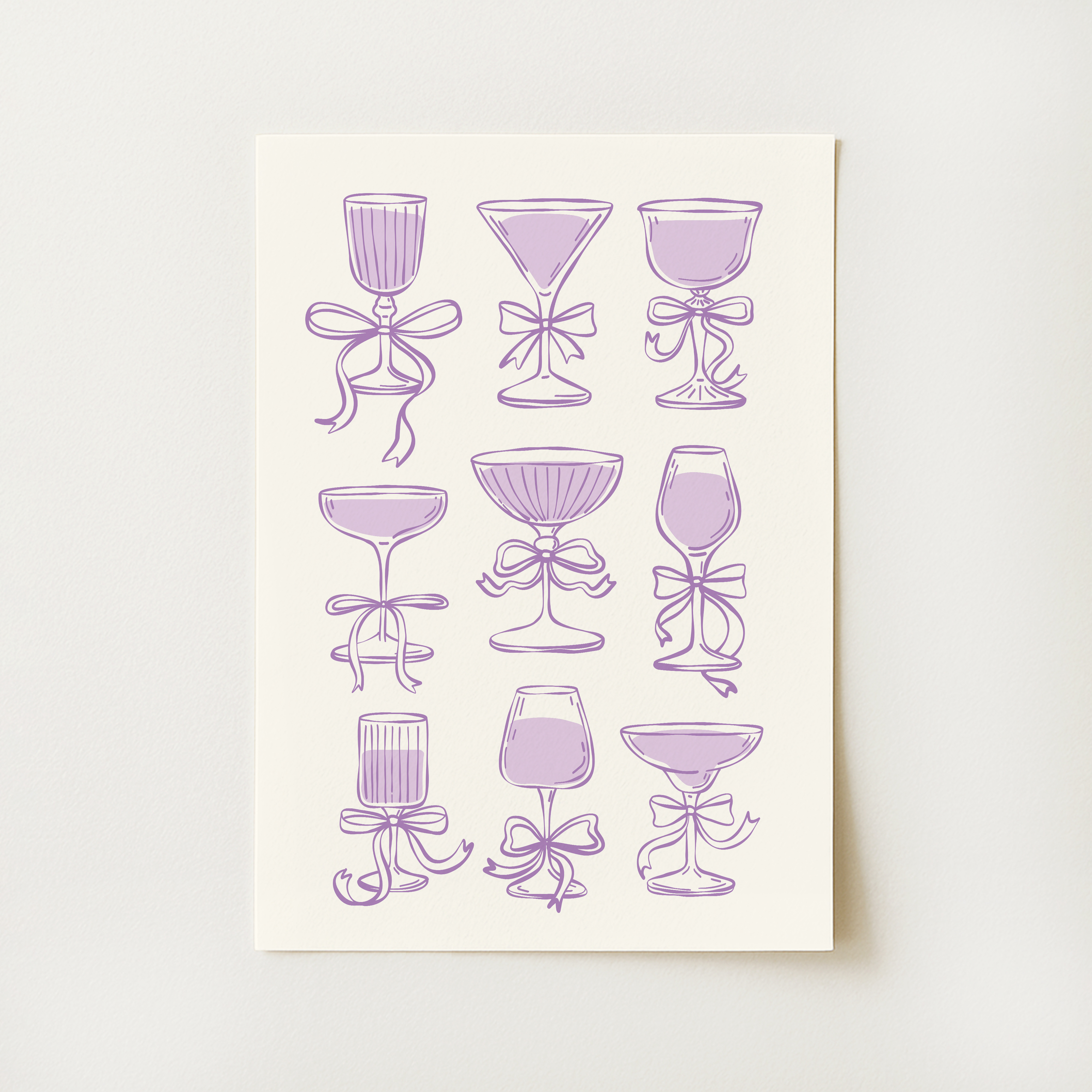 Coquette Cocktail Print