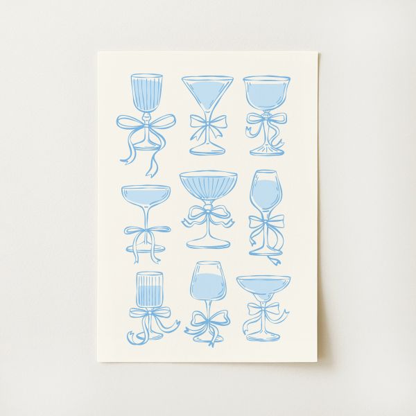 Coquette Cocktail Print