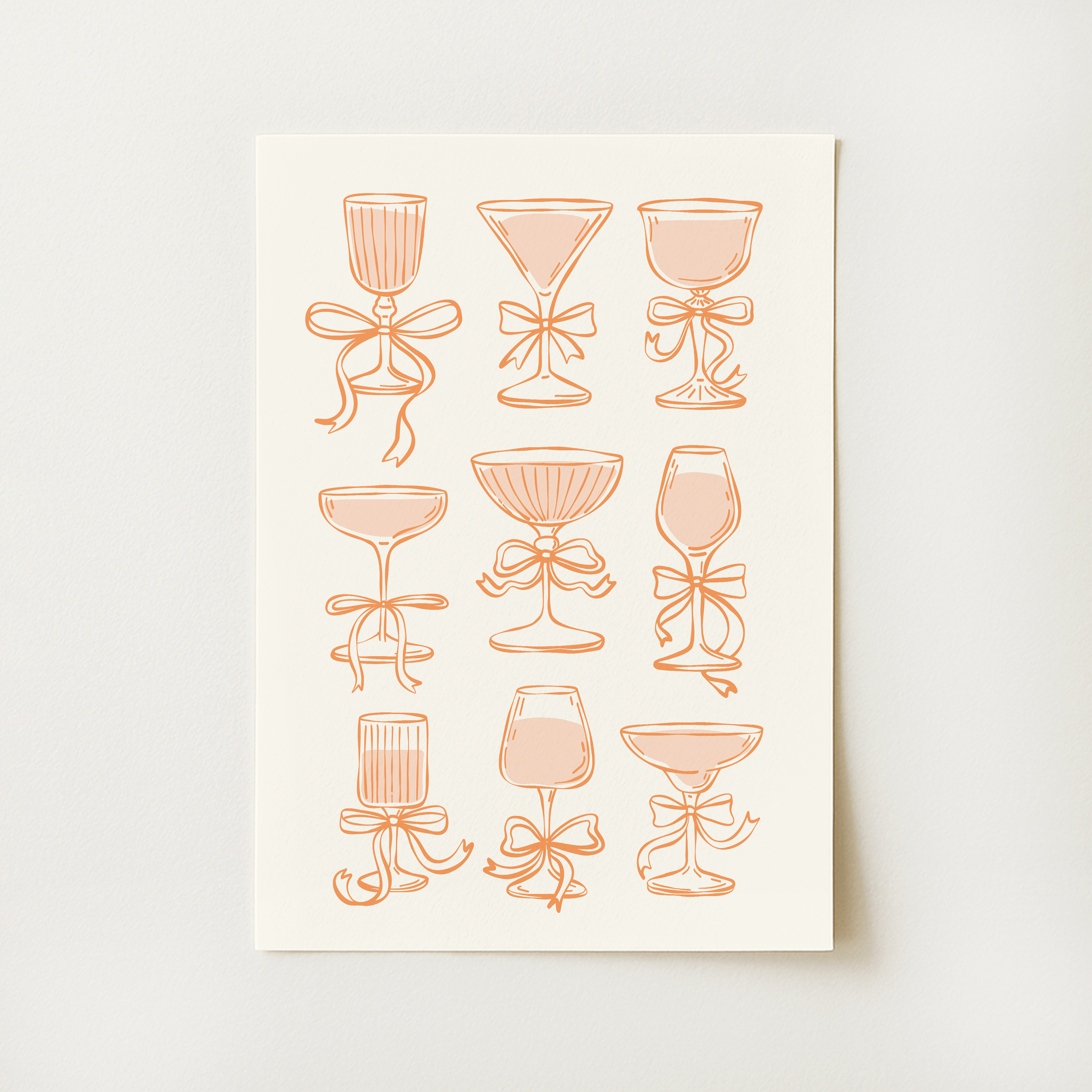 Coquette Cocktail Print