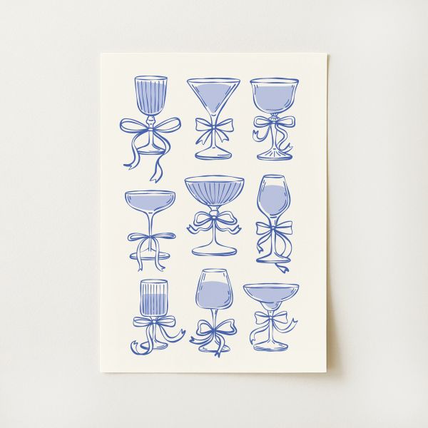 Coquette Cocktail Print