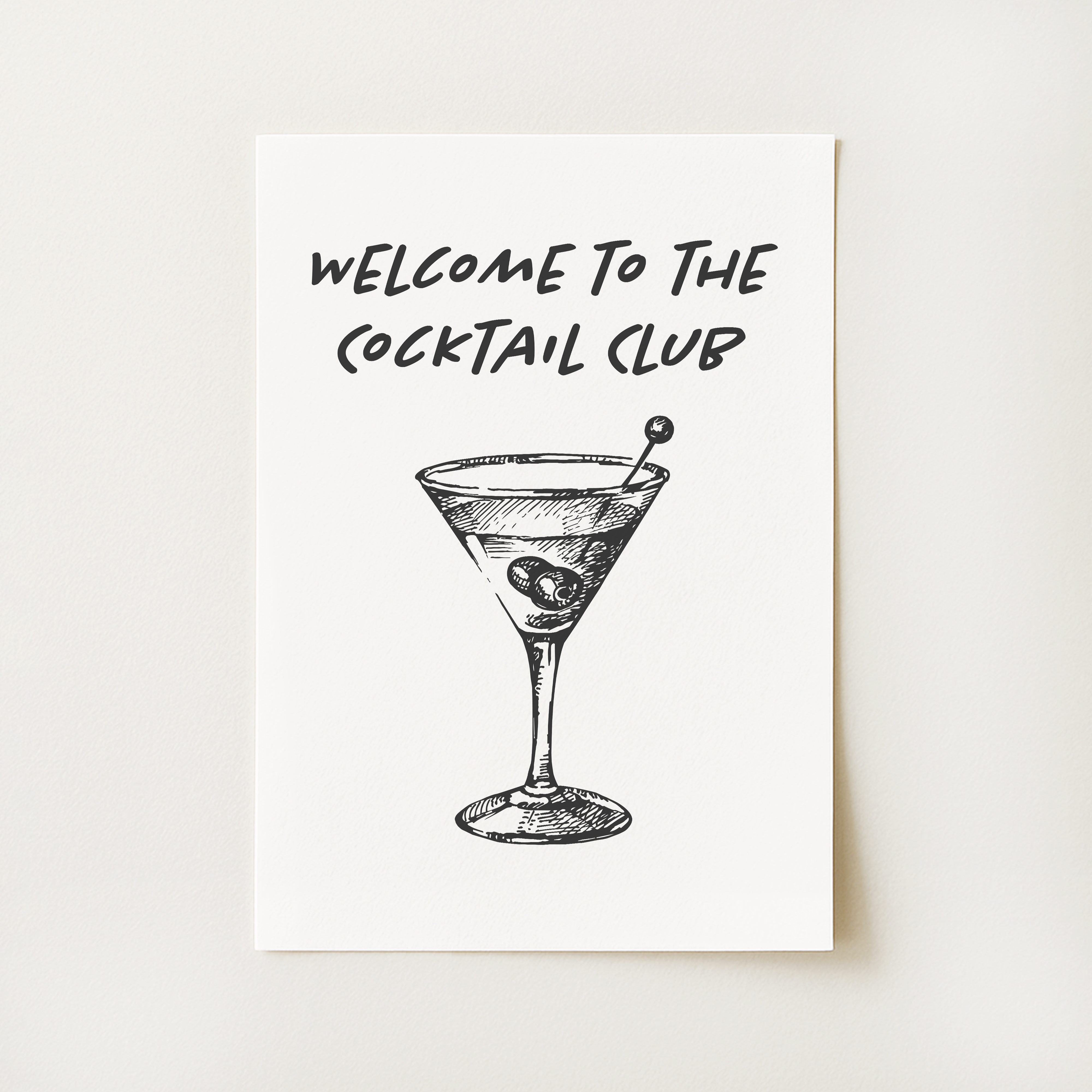 Cocktail Club Print