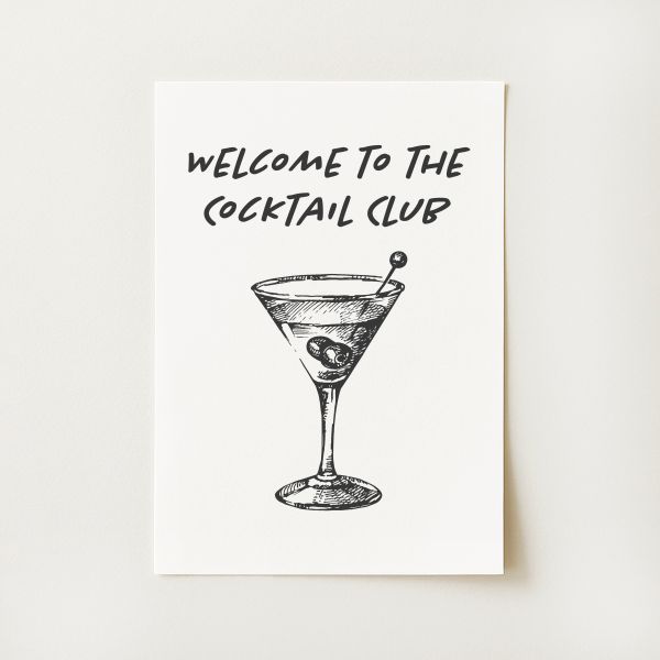 Cocktail Club Print