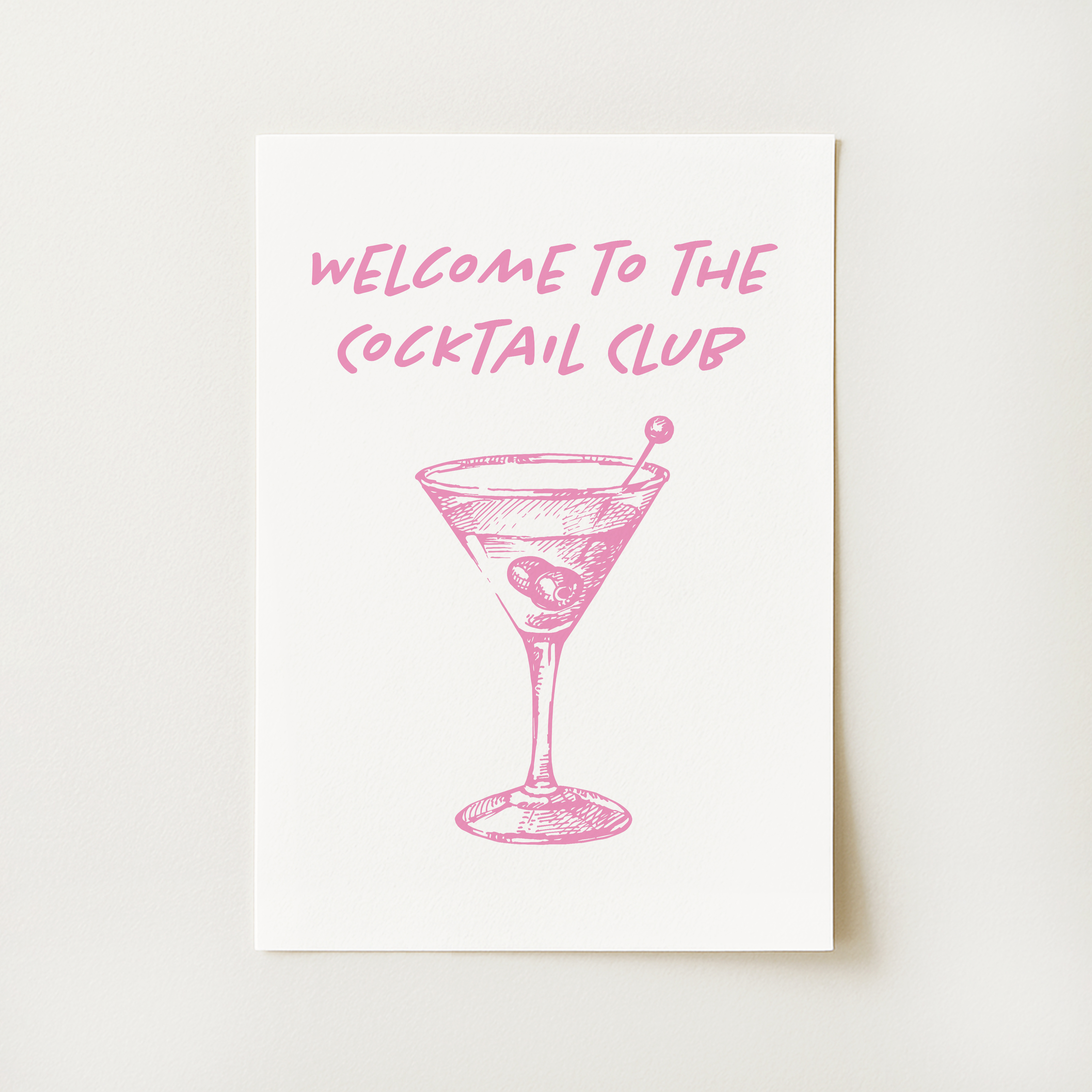 Cocktail Club Print